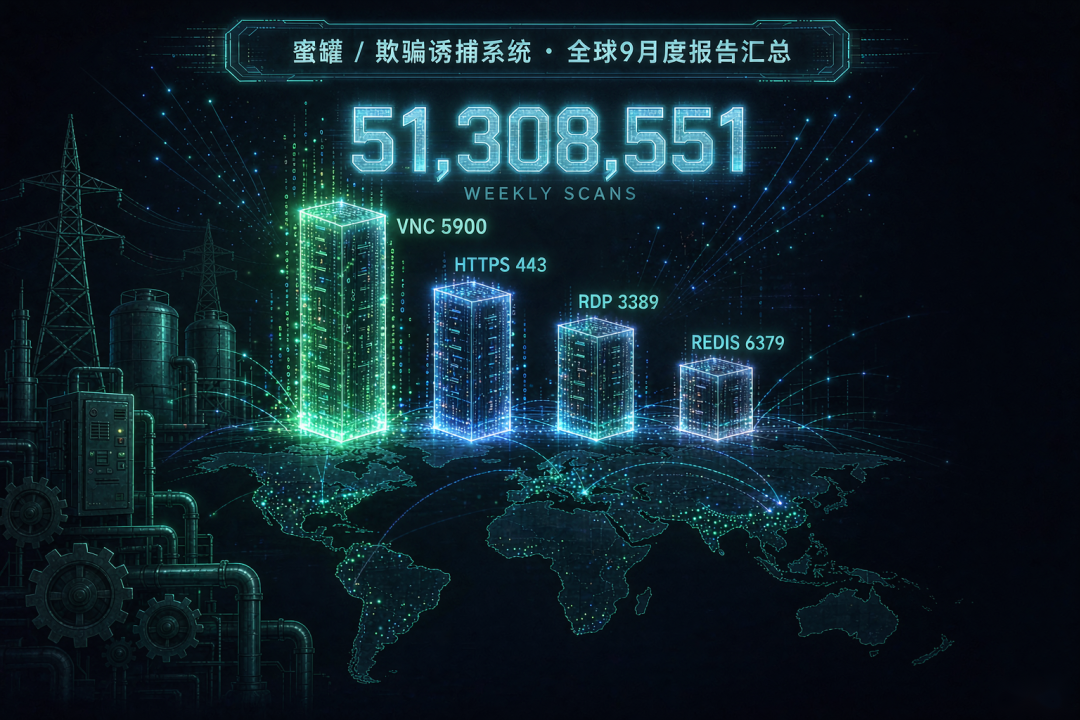 蜜罐 / 欺骗诱捕系统・全球9月度报告汇总