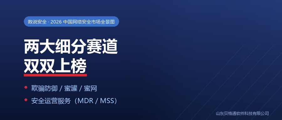 BIGTONG入选数说安全《2026年中国网络安全市场全景图》